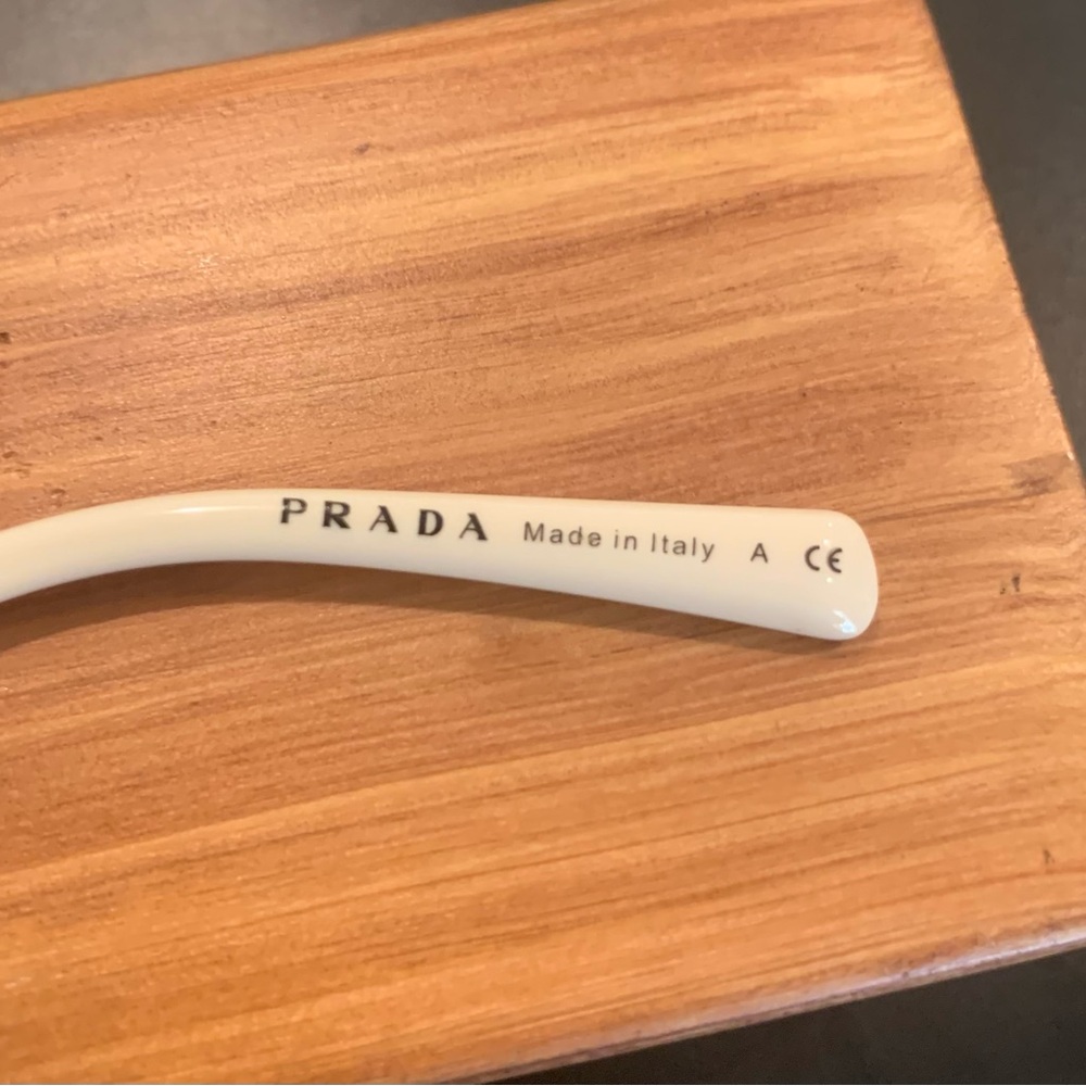 PRADA VPR54O. FAC-1O1. Gold & Ivory 52mm Women’s Vintage Eyeglasses - Picture 8 of 9